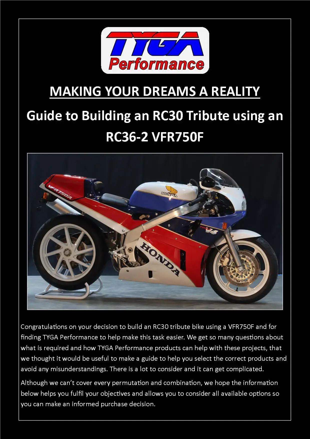 62 TYGA RC30 Tribute Project