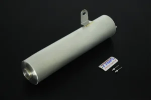 Silencer, Stainless, Right, Bolt-On Replacement, Honda NS400R