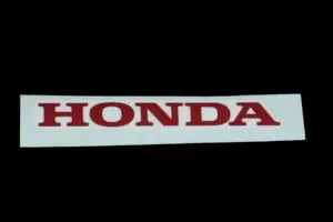 Decal, Honda, 55mm, Red
