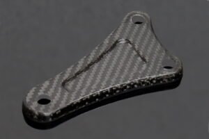 Exhaust Hanger Stay Left, Carbon, RGV250 VJ22
