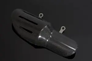 Silencer Guard, Carbon, WSS300 Race System, KTM RC390 2022-2025