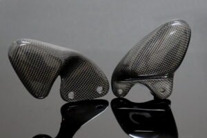Heel Guard, Pair, Carbon, Aprilia RS-125 (1996-2006)