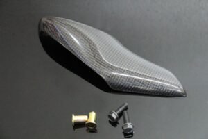 Universal, Swing Arm, Carbon Shark Fin Guard