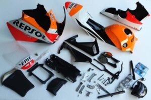 Bodywork Set, MRX, MSX125SF Grom Second Generation, Painted Repsol