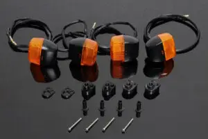 Turn Signal Set, Black, RC30 Style
