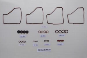Carb Service Kit A, 32 pieces, Honda VFR400R NC30