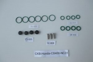 Carb Service Kit B, 21 pieces, Honda CB400 Super Four NC31