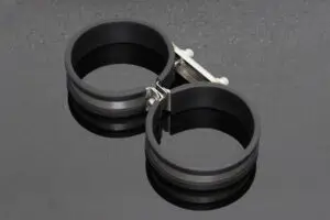 Clamp, Silencer, Twin Stack, Hi Level, Carbon, Assy.