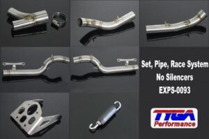 Set, Pipe, Race System, KTM RC390, No Silencers
