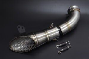 Set, Pipe, Slip On, Mesh, Slash Cut, KTM 390 Duke