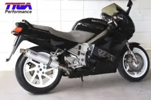 Set, Pipe, R.H Exit, Full Race System, RC36-1, Round Aluminium Silencer