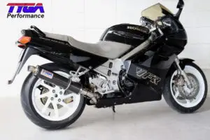 Set, Pipe, R.H Exit, Full Race System, RC36-1 Round Carbon Silencer