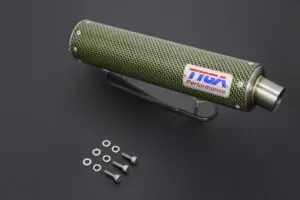 Silencer, Carbon/Kevlar, Two Stroke, 70mm, Assy (Clearout)