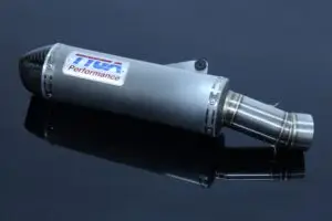 Silencer, Stainless, Round, WSS300, No fittings, KTM RC390 2022-2025