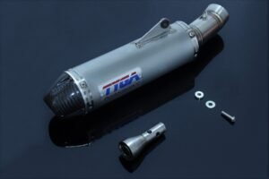Silencer, Stainless, Round, WSS300, (Race) KTM RC390, Assy