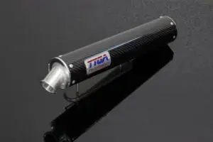 Silencer, Carbon, Two Stroke, 32mm ID, No Fittings