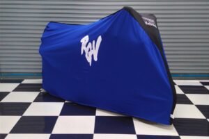 TYGA Bike Dust Cover, Blue/Black, Suzuki RGV (street)