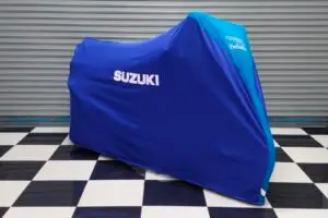 TYGA Bike Dust Cover, Blue/Light Blue, Suzuki
