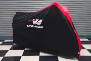 TYGA Bike Dust Cover, Black/Red, Force V4 VFR400R