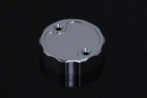 Brake Reservoir Cap, CNC, Silver, Nissin