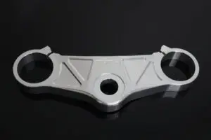 3D Upper Triple, Silver, Honda type, 50mm Bore (CLEAROUT)