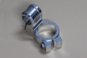 Handlebar Clamp, Left, Silver, CBR250R/300R
