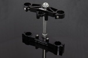 Triple Clamp Set, CNC Black, Suzuki SV650