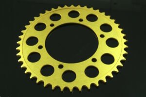 Sprocket, Rear, 44T, #520, Aluminium, (Gold)