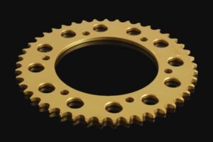 Sprocket, Rear, 47T, Aluminium, (Gold) #520 Conversion