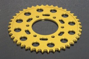 Sprocket, Rear, 43T, #520, Aluminium, (Gold)