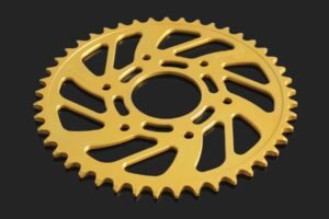 Sprocket, Rear, 39T, #520, Aluminium, (Gold)