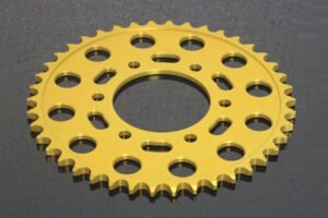 Sprocket, Rear, 45T, #525, Aluminium, (Gold)
