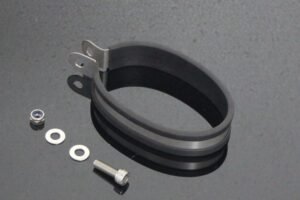 Clamp, Oval Stainless Silencer, Single, Assy.