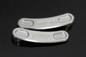 Tyga Step Kit Replacement Slot Covers, Pair, Silver, MSX125 Grom