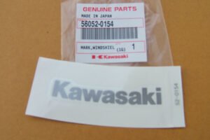 Decal, Windshield, Kawasaki, black, Ninja 250R