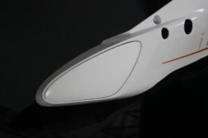 Cover, Exhaust Outlet, GRP, KTM RC390, White