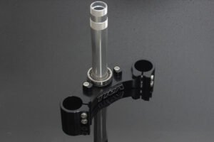 Lower Triple Clamp, CNC Black, Honda VFR400R/NC30