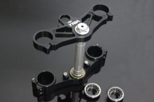 Triple Clamp Set, CNC Black, NC35 Forks to fit NSR250 MC21
