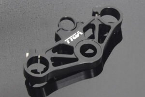 Top Triple Clamp Set, CNC Black, NC30 VFR400R